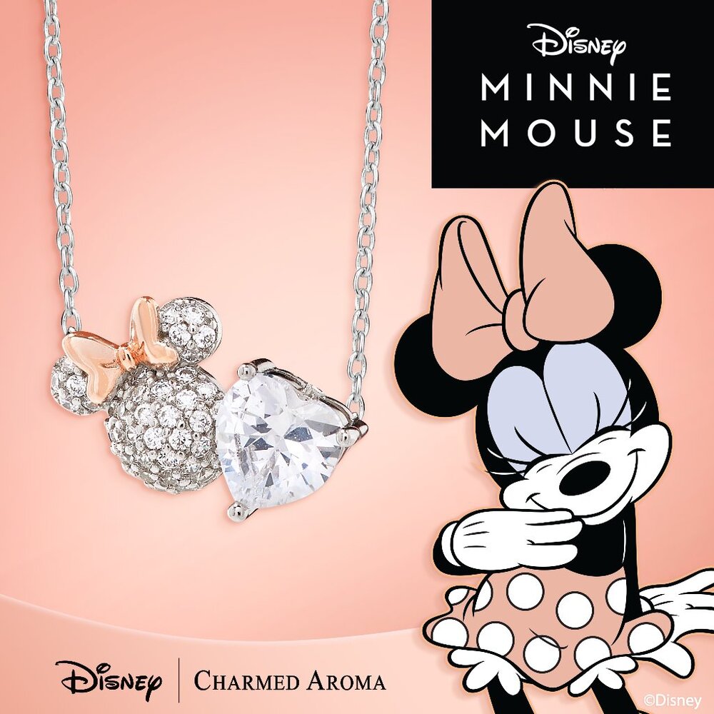 Disney Minnie Mouse Necklace, Charmed Aroma